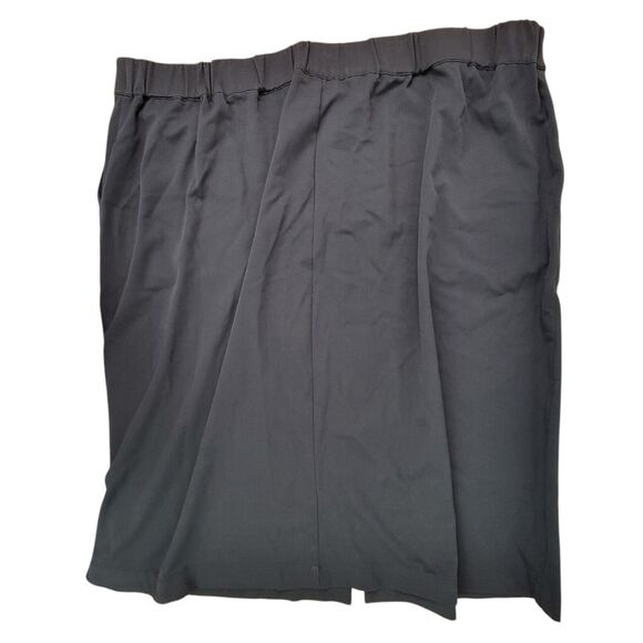 Universal Standard Black Pull-on Knee Length Skirt Size XL 26/28 Office Pencil - Picture 2 of 5